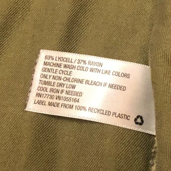 Merona Green Zip Front Utility Military Jacket Size Small - Picture 8 of 9